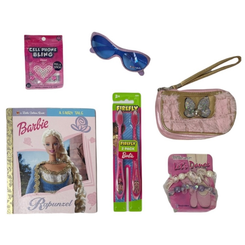 Barbie Love Girls Bundle Lot Barbie Dolls Book Sunglasses Nails Hair Accessories - Picture 14 of 16